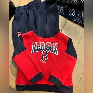 Boston Red Sox Kids sweatshirt Hoodie and sweat Pants Set